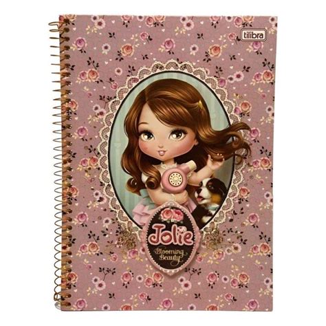 caderno jolie tilibra.